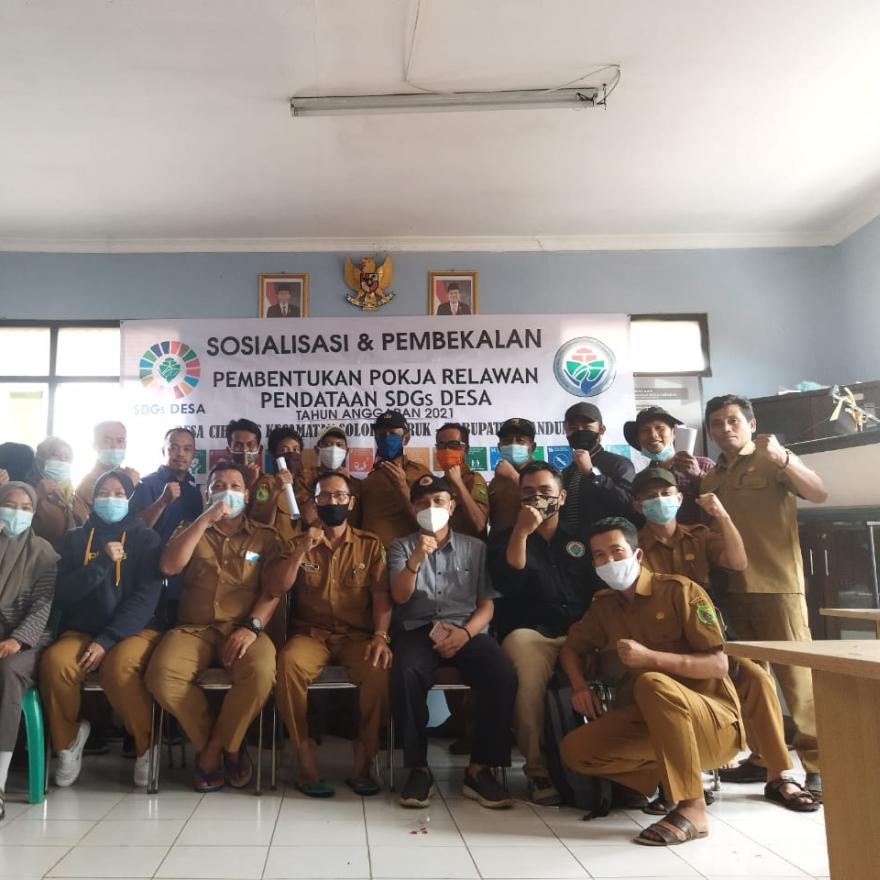 Sosialisasi Dan Pembekalan Pembentukan POKJA Relawan Pendataan SDGs 2021